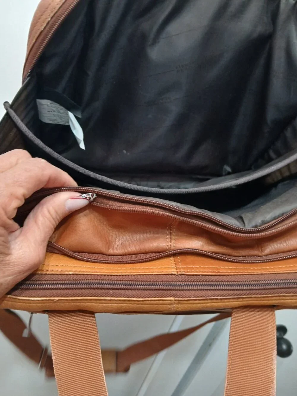 Kenneth Cole Leather Attache